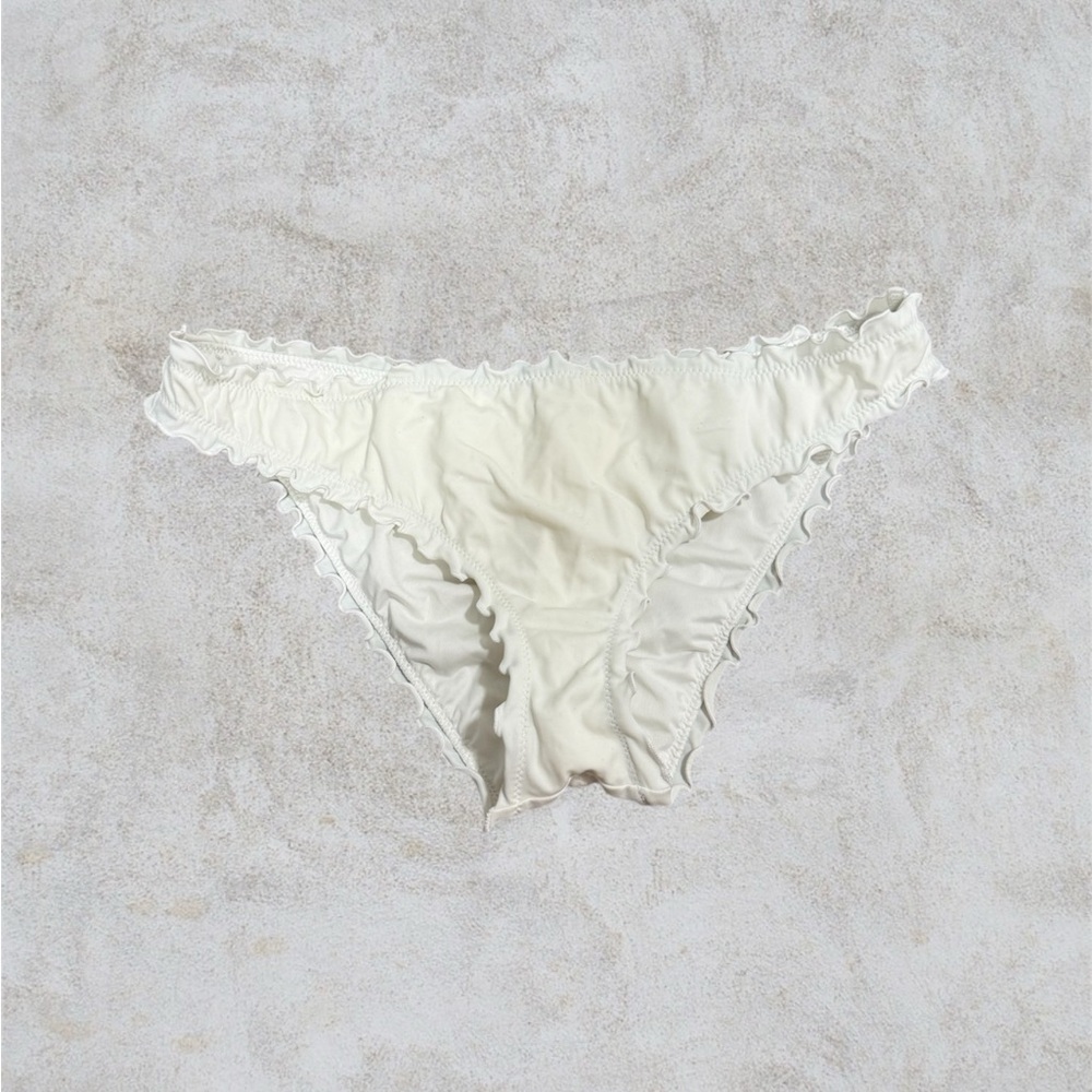 Elegant White Women's Swim Bottom